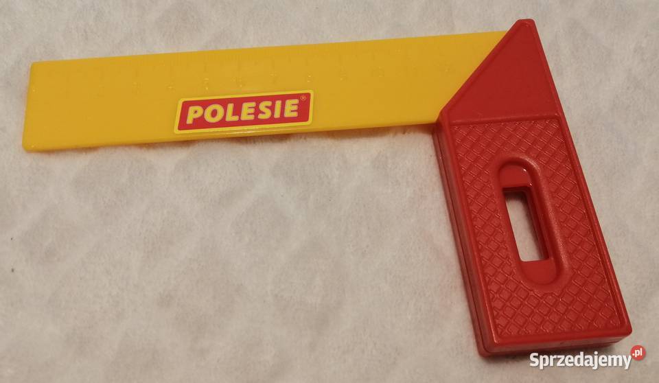 Kątownik mierniczy Polesie 15 Zabawka narzędzia śląskie Czeladź
