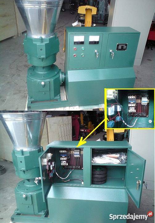 PELLECIARKA wydajność do 400600 h silnik 15 kW Izdebki