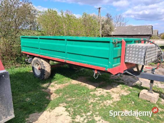 Przyczepa jedno osiową wywrotka Przyczepy rolnicze Szczebrzeszyn