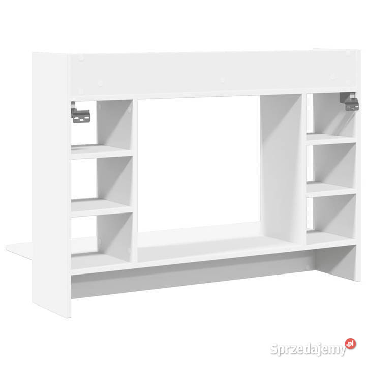Biurko wiszące białe 105x48x75 materiał Warszawa