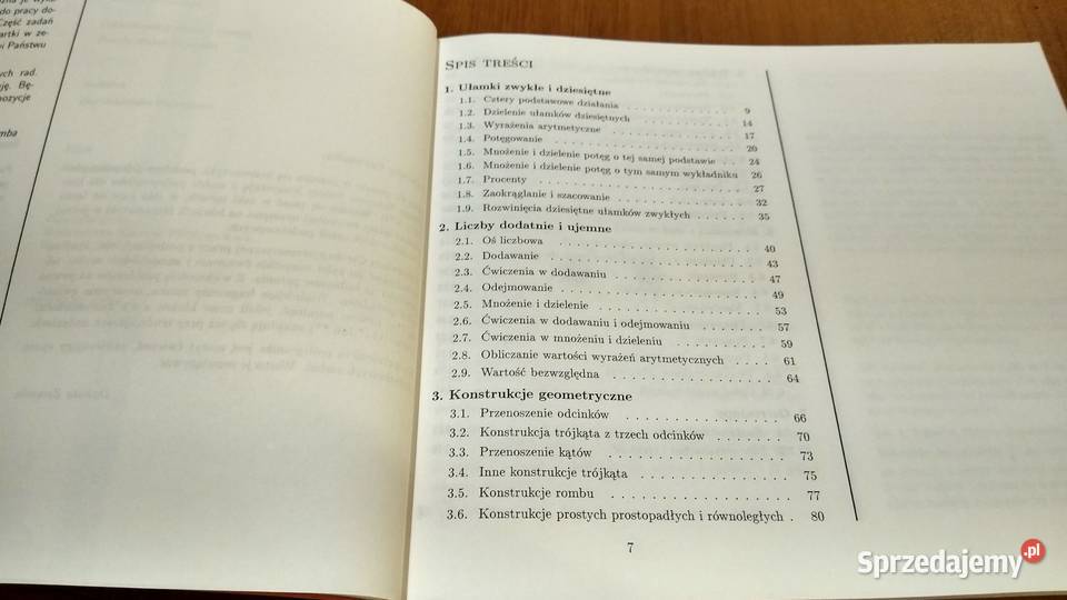 Matematyka 6 podręcznik kl VI książka
