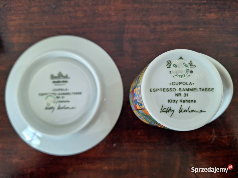 Rosenthal Cupola StudioLine Espresso Filiżanki i spodki pomorskie Gdańsk