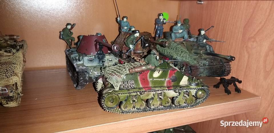 modele czołgów skala 135 sklejone i pomalowane Warszawa
