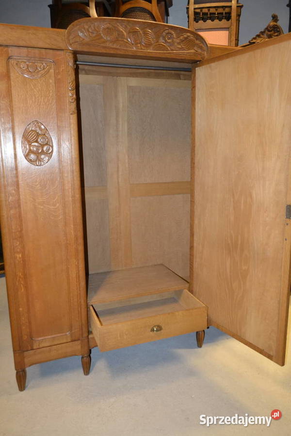 szafa artdeco 1930 francja dąb Będzin