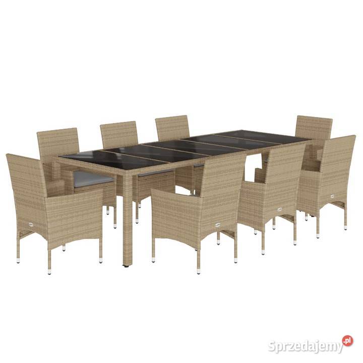 vidaXL 9cz zestaw mebli ogrodowych z poduszkami Warszawa