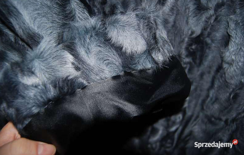 FUTRO NATURALNE SZARE KARAKUŁY DUŻY Rozmiar 50 Kurtki i płaszcze Siemianowice Śląskie sprzedam