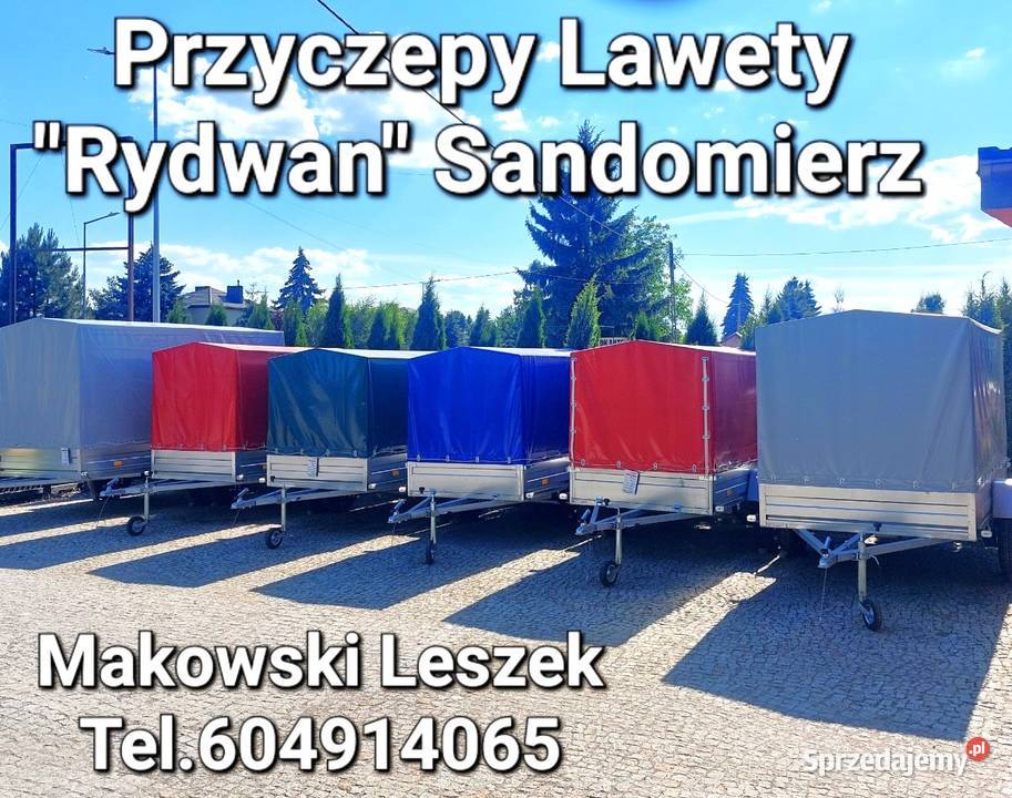 wynajem przyczep wypożyczalnia przyczep lawet Pozostałe usługi świętokrzyskie Sandomierz