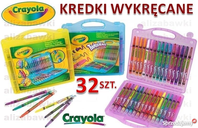 Crayola Duży Zestaw 32 Kredki Wykręcane Plastik  Mogilany