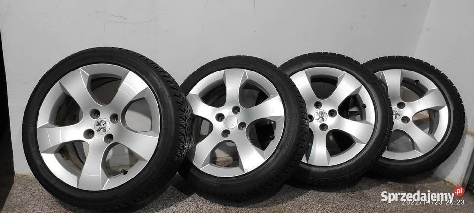 Koła zimowe 22545R17 4x108 Peugeot 3008 czujniki