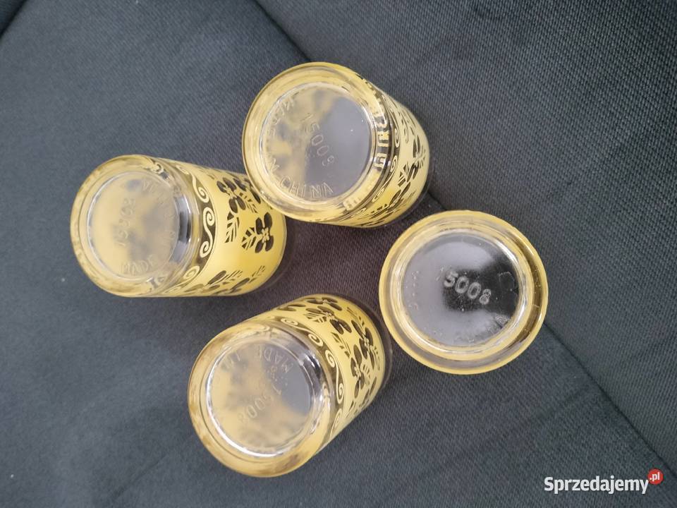 Zestaw szklanek z PRL Choszczno