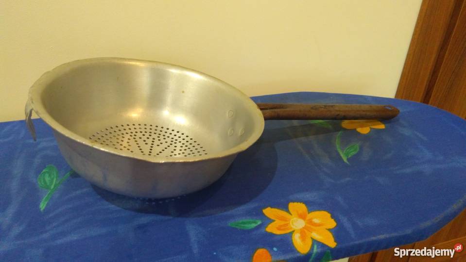 Durszlak aluminiowy PRL łódzkie Rawa Mazowiecka