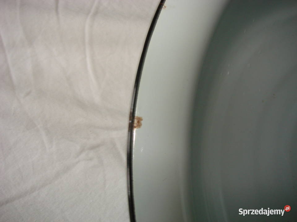 duża emaliowana miska PRL