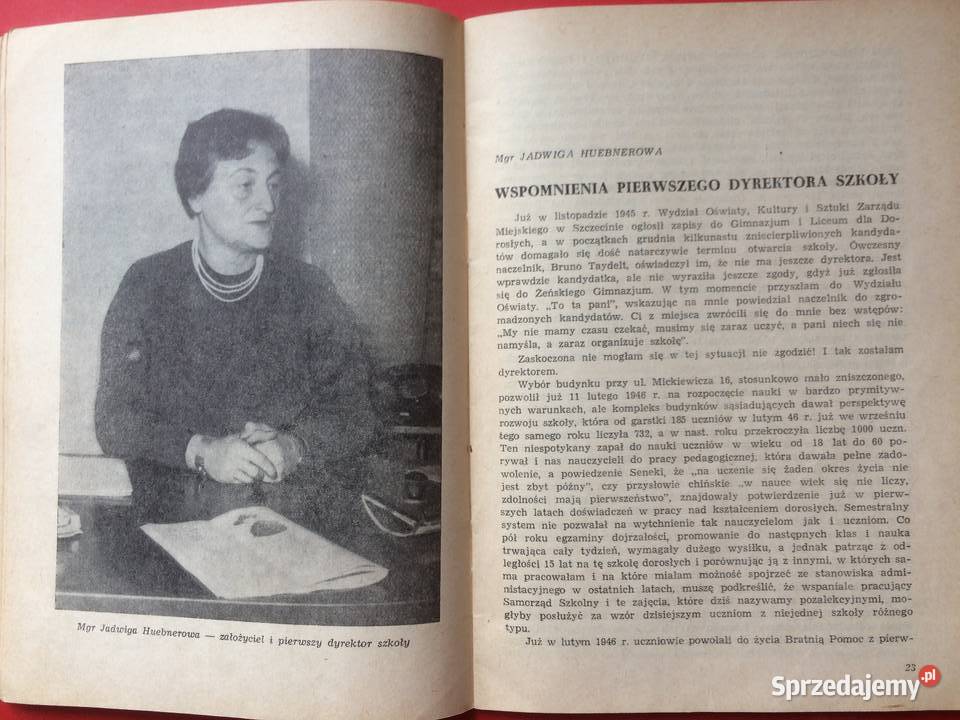 868 I Liceum Ogólnokształcące Pracujących Antykwariat Szczecin