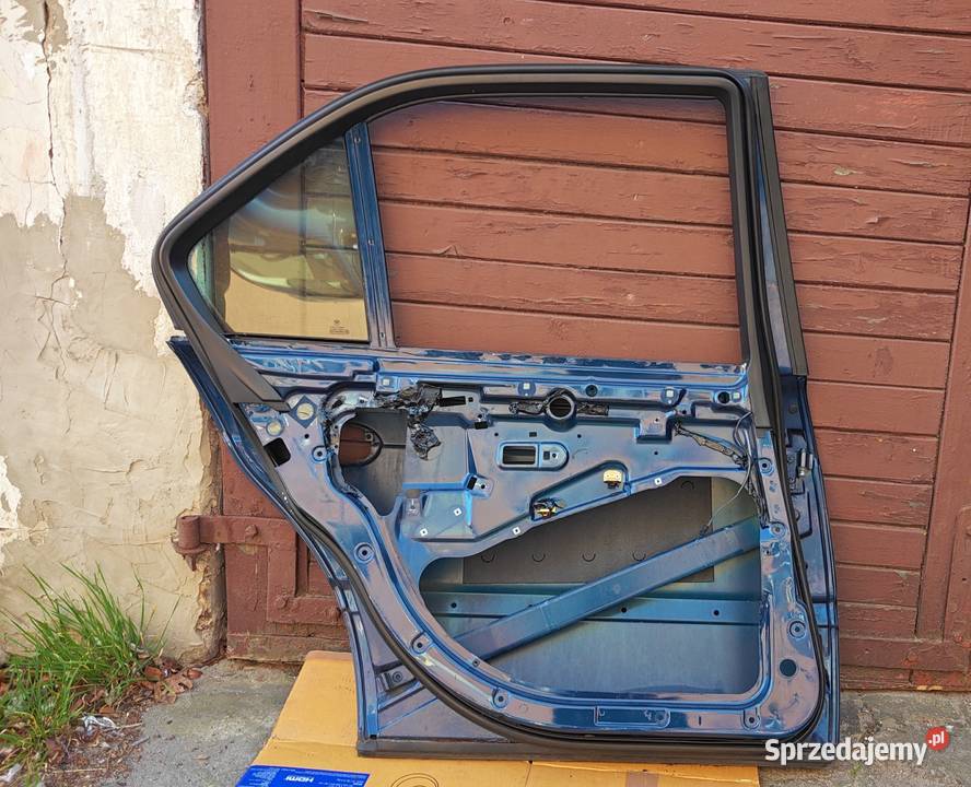 BMW E38 drzwi lewy tył tylne Biarritz Blau Blue Elbląg