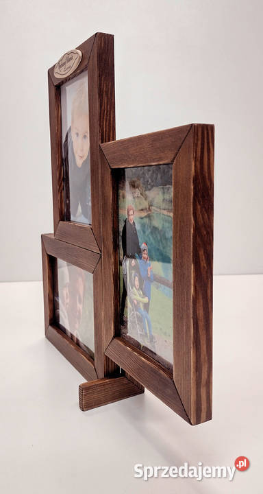 Ramka Na Zdjęcia 10x15 DREWNO Napis Kochanej Łódź