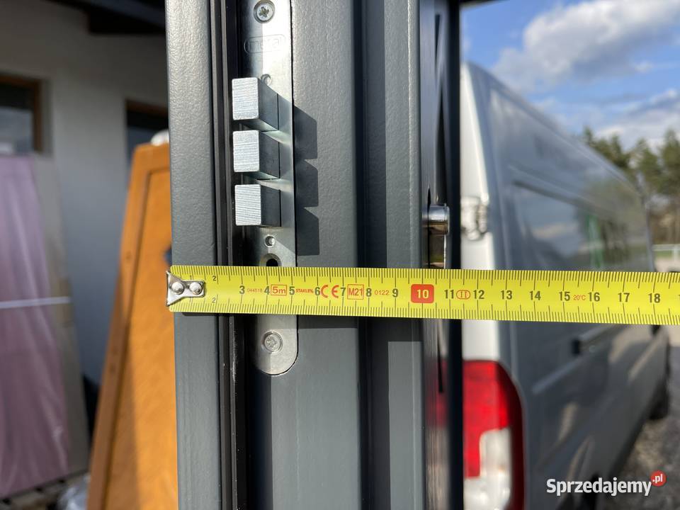 Drzwi drewniane zewnętrzne jodełka i karo 10 Drewno Sopot