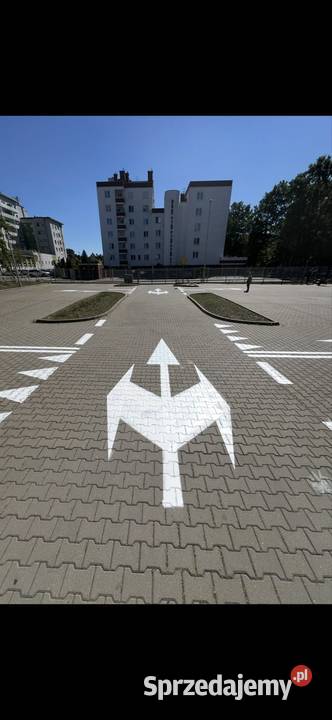 Oznakowanie poziome znaki malowanie pasów linii Pozostałe usługi Radzymin