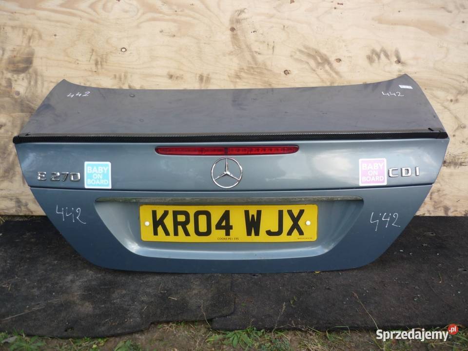 MERCEDES W211 C747 KLAPA TYŁ Zbierkowo