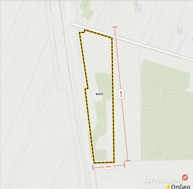 Działka usługowa Lubice gm Kołbiel 226 ha 105zł/m2 sprzedam