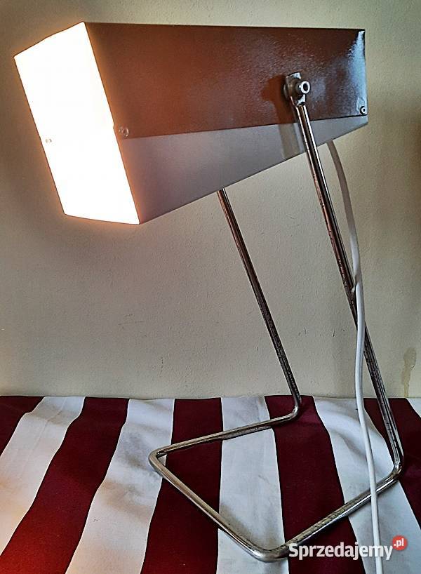 Lampa na biurko ZAOS typ St6 2 z lat PRL Ostrów Wielkopolski