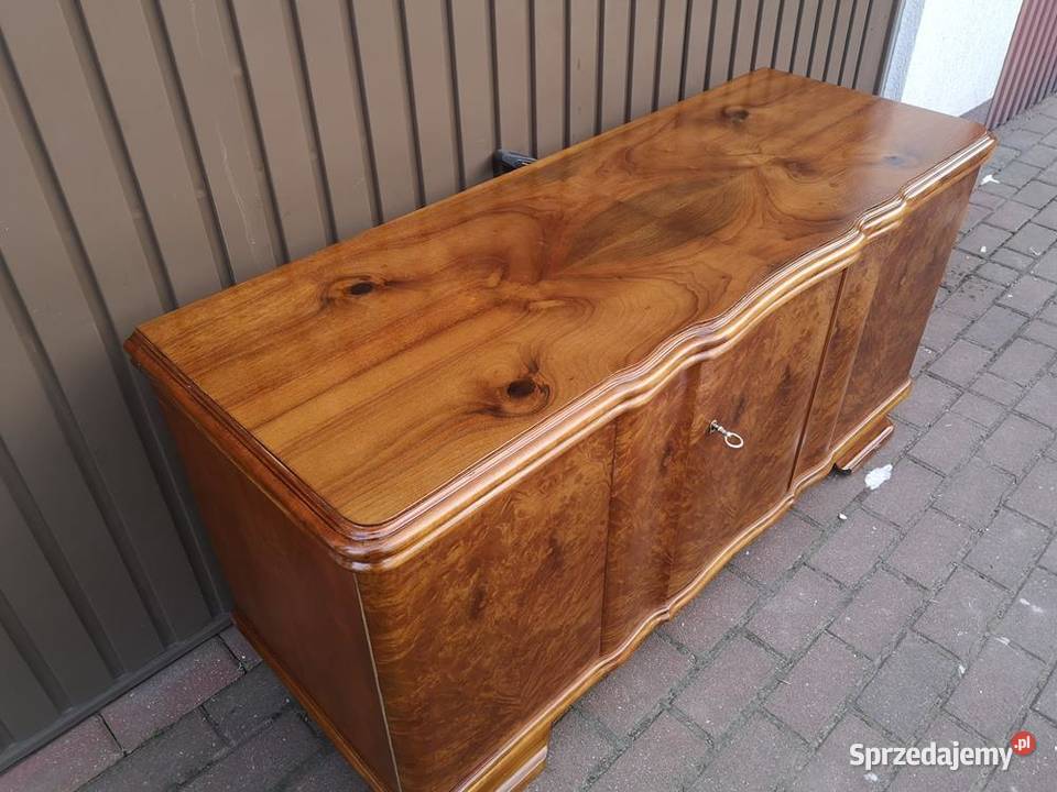 Komoda ARTDECO OrzechCzeczot Niska Stara Antyk wielkopolskie