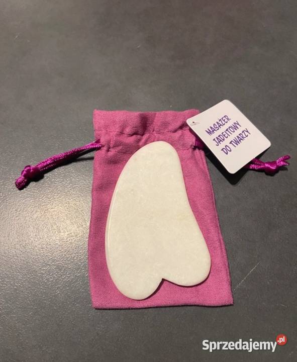 Kamień masażer jadeitowy do twarzy gua sha Rogoźno