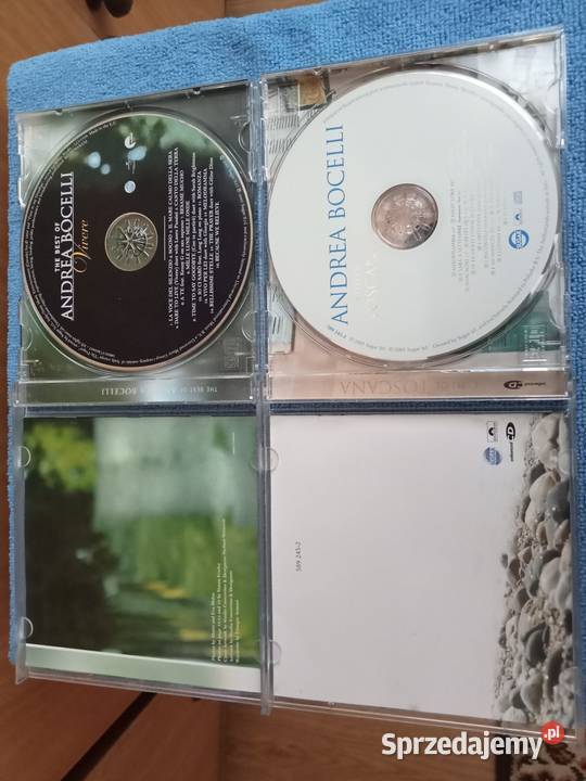 zestaw płyt cdandrea bocelli Audio wielkopolskie Nowy Tomyśl