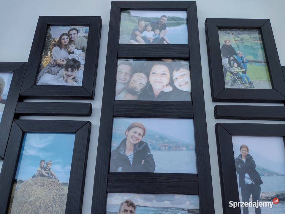 Drewniana Multirama Ramka na 10 zdjęć 10x15 Sosnowiec sprzedam