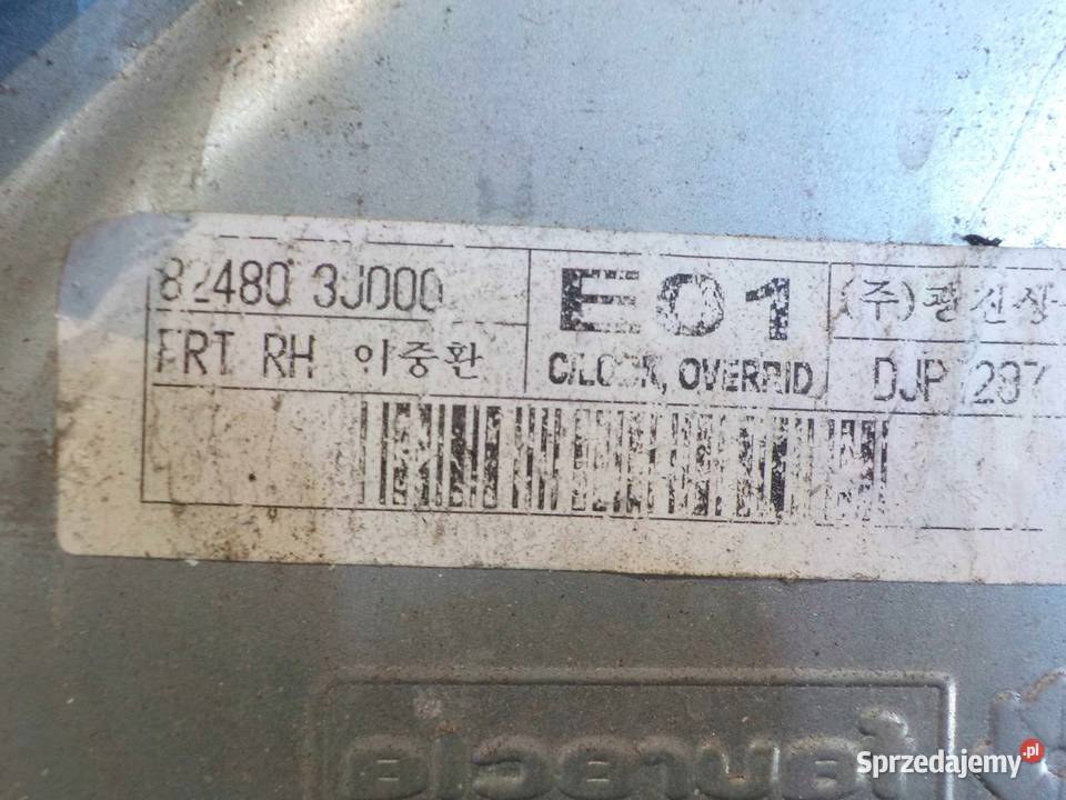 IX55 0812 EUROPA podnosnik szyby prawy przod osobowe Suków sprzedam