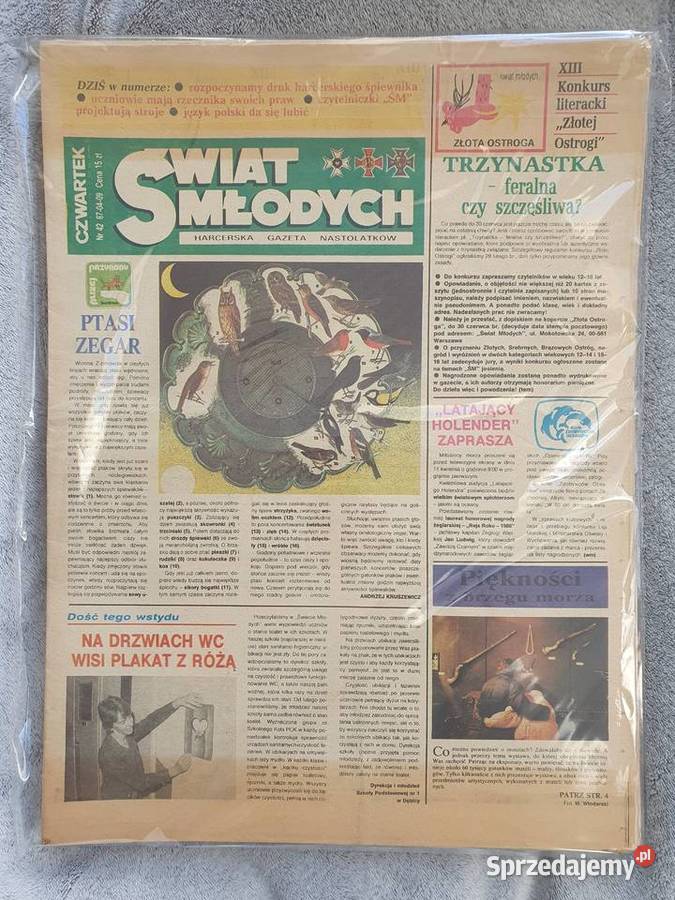 Świat Młodych Tytus Romek i ATomek zestaw 27 Rok wydania 1987 Gdynia