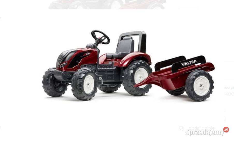 Traktor Valtra z przyczepą F4000AB