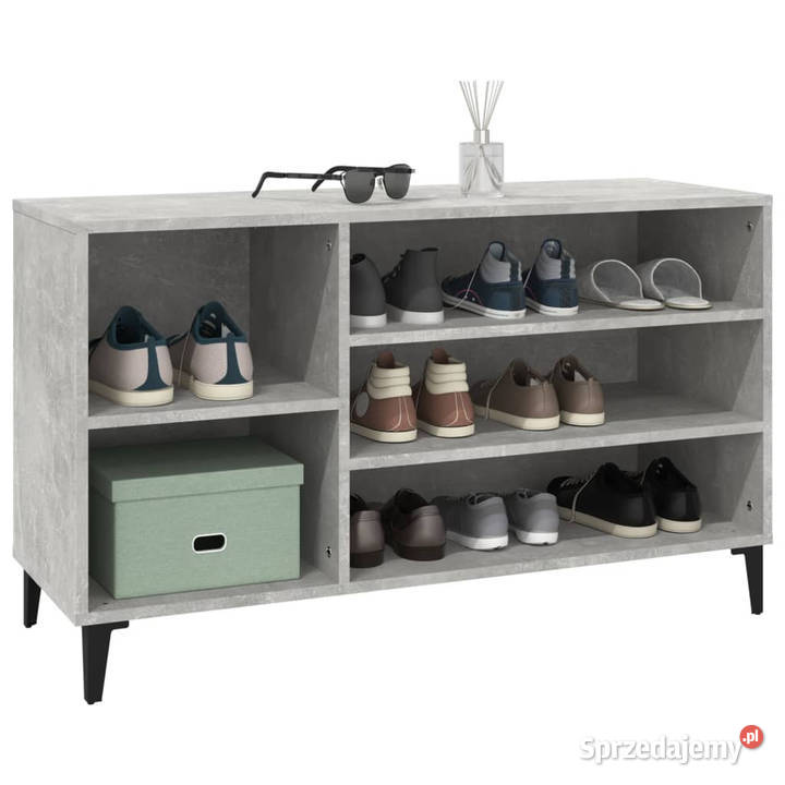 Szafka na buty szarość betonu 102x36x60 WM819752 Na buty Warszawa