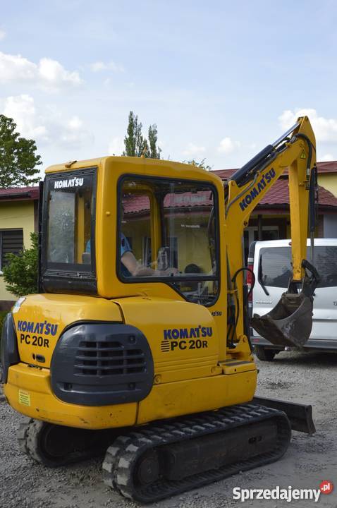 Minikoparka mini koparka KOMATSU PC20R 2700 00r łódzkie Złoczew