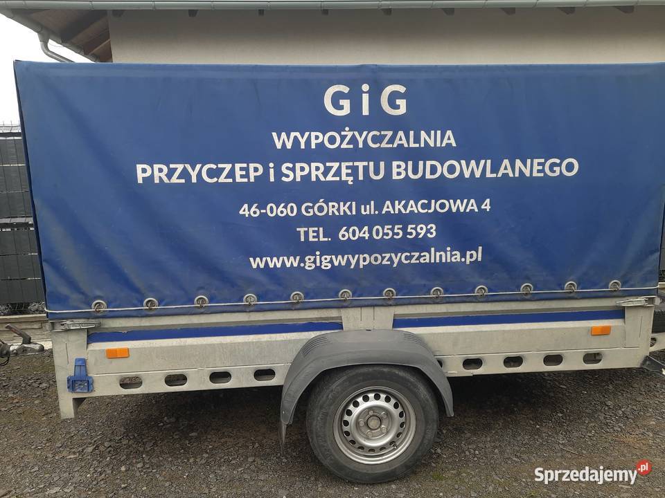 Przyczepa Wiola lekka hamowana wzmocniona Opole