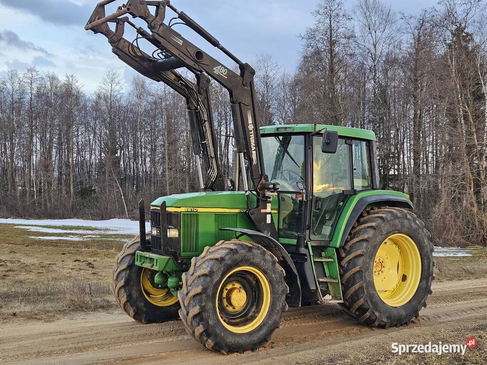 John Deere 6610 ładowacz Trima 480 TLS PowerQuad Ciągniki Puńsk