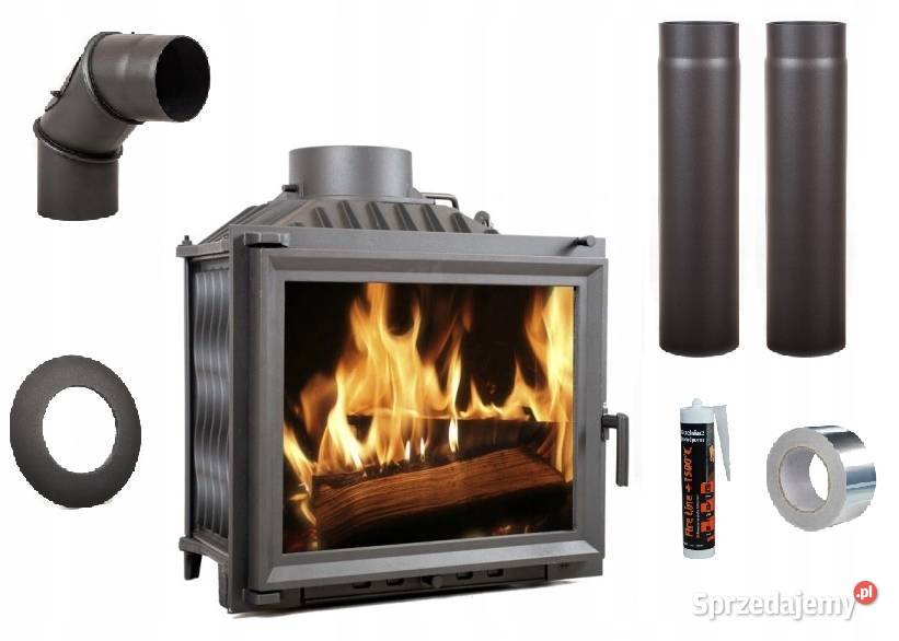 Zestaw wkład Antek Kominek powietrzny Kratki10 Skawina