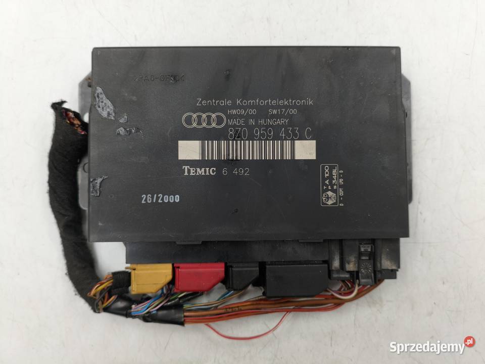 Moduł Komfortu Audi A2 8Z 8Z0959433C mazowieckie
