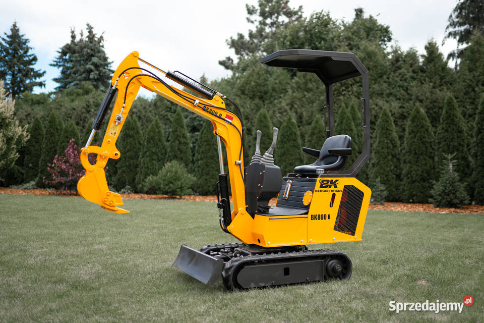 Nowa Minikoparka BERGER KRAUS BK800B Mini nie Rzeszów