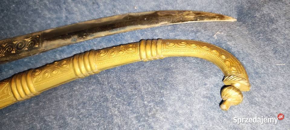 Duży okazały bojowy kindżał Tuarega przepiękny Militaria dolnośląskie
