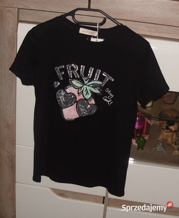 Jean Louis Francoise TSHIRT z cekinową Truskawką Rawicz