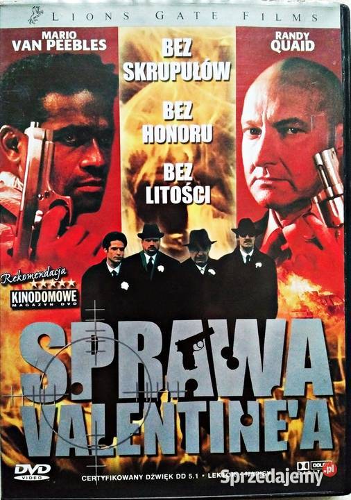 SPRAWA VALENTINEA MARIO VAN PEEBLES sensacyjny Kalisz