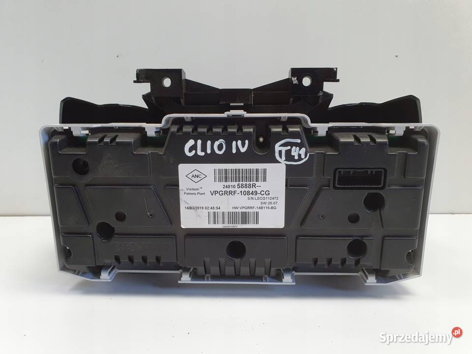 Renault Clio IV 09 TCE benzyna LICZNIK ZEGARY Rudka