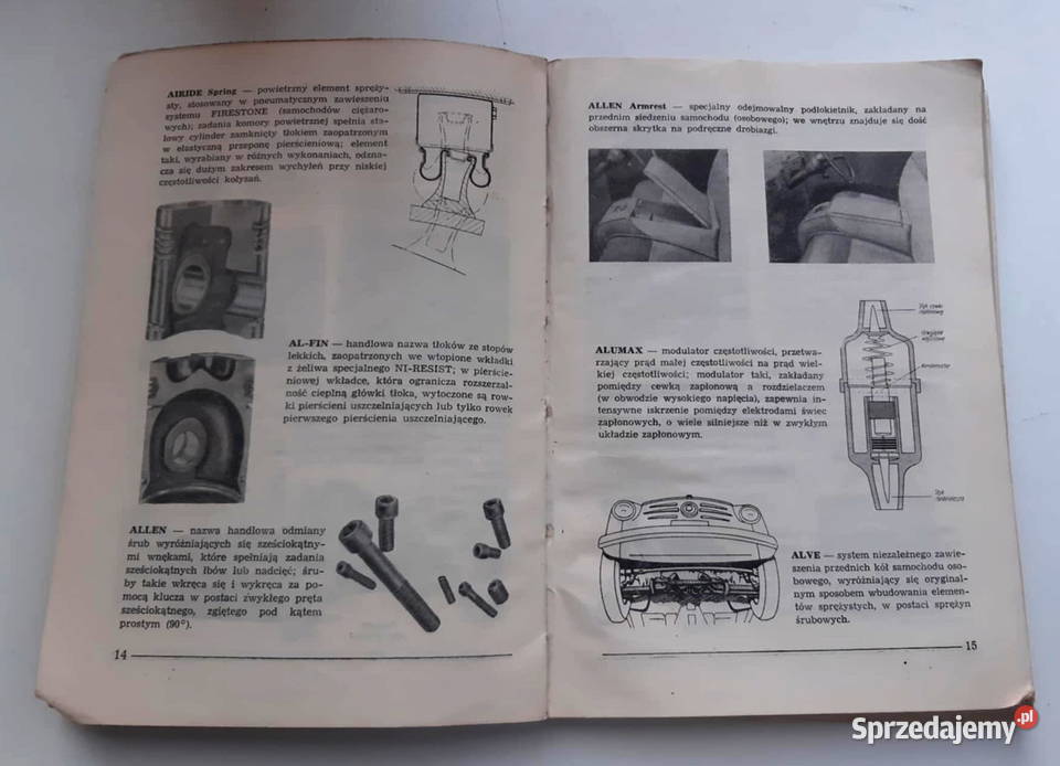 Mikroencyklopedia samochodowamgr inż Leśniak WYD łódzkie Łódź sprzedam