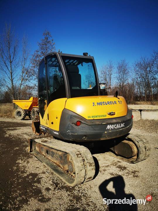 Koparka mecalac 6 M C R Pług śląskie