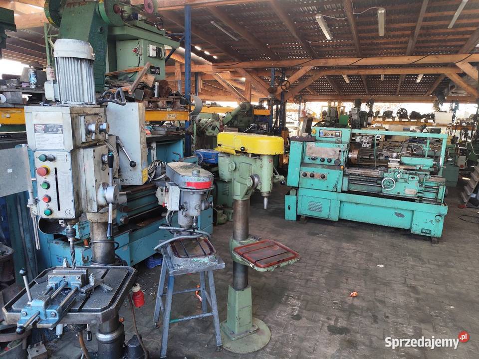 Wiertarka kolumnowa do metalu gwinciarka tokarka Maków Podhalański