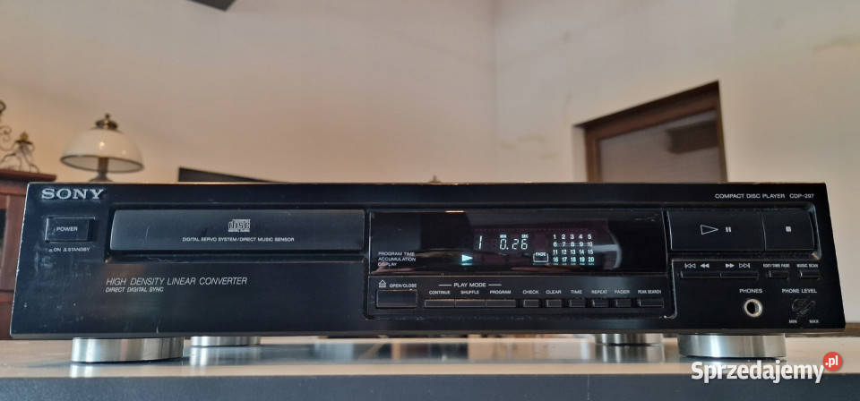 Cd player SONY 297 CDP297 odtwarzacz kompaktowy Międzychód