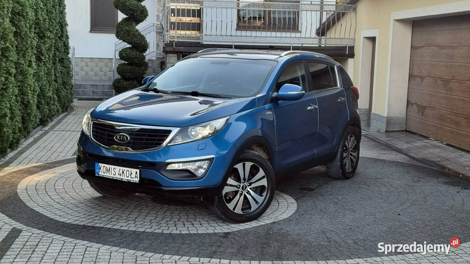 Kia Sportage XenonLed PółSkóry Navi 4x4 lakier metallic Płońsk sprzedam