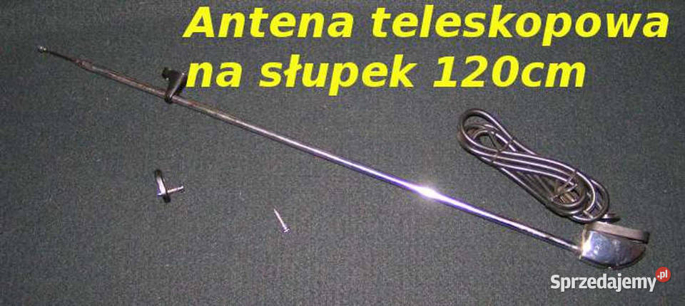 Antena na słupek Teleskopowa osobowe