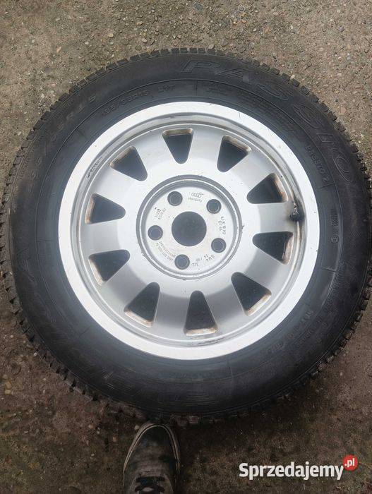 Opony 19565 Na oryginalnych alufelgach audi a4b5 podkarpackie sprzedam