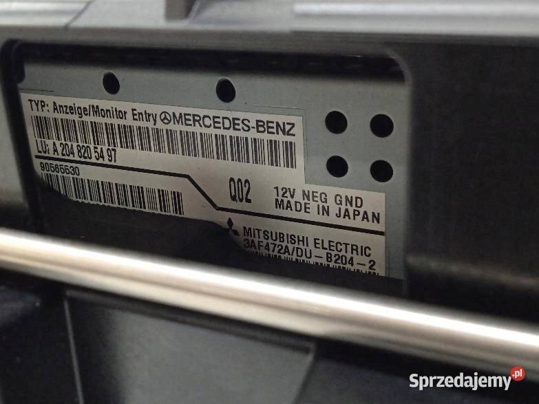 WYŚWIETLACZ A2048205497 MercedesBenz Cklasa III Motoryzacja sprzedam